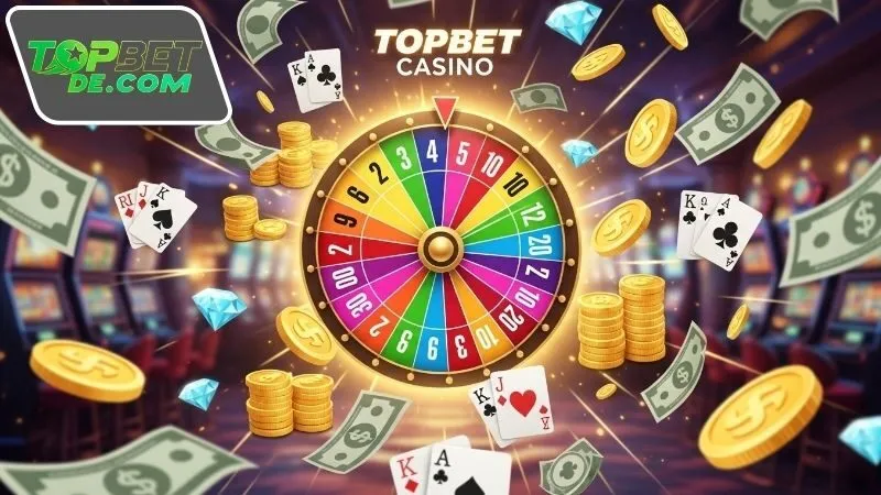 Vòng quay may mắn Topbet - Tận hưởng những ưu đãi hấp dẫn 1 Cách tham gia vòng quay may mắn Topbet